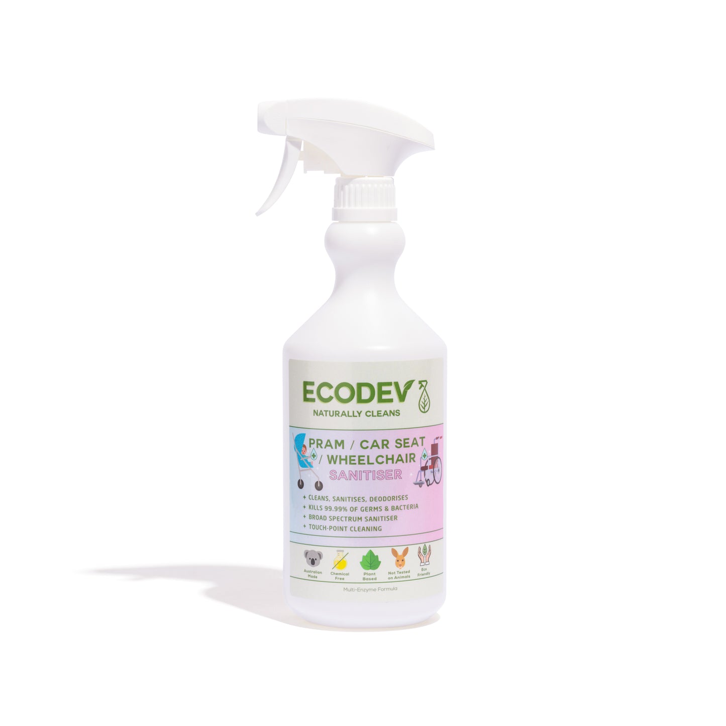 Pram/Car Seat & Wheel Chair Sanitiser 750ml